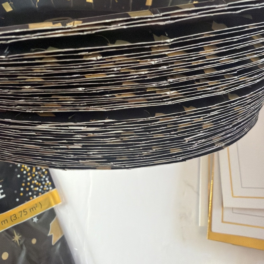 Huge Lot of Black and Gold Graduation Decor New & Used grad photo table toppers - Picture 4 of 7